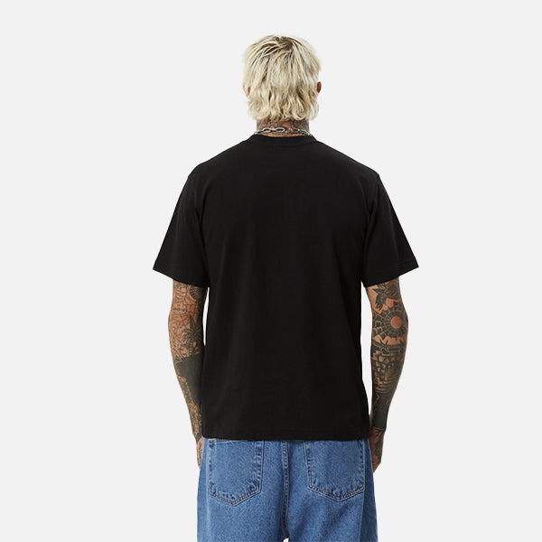 Afends Repeat Retro Fit Tee - Black