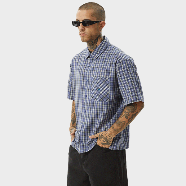 Afends Shipwreck Recycled Shirt - Marlin