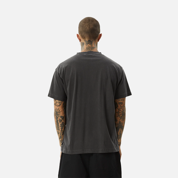 Afends Star Boxy Fit Tee - Stone Black