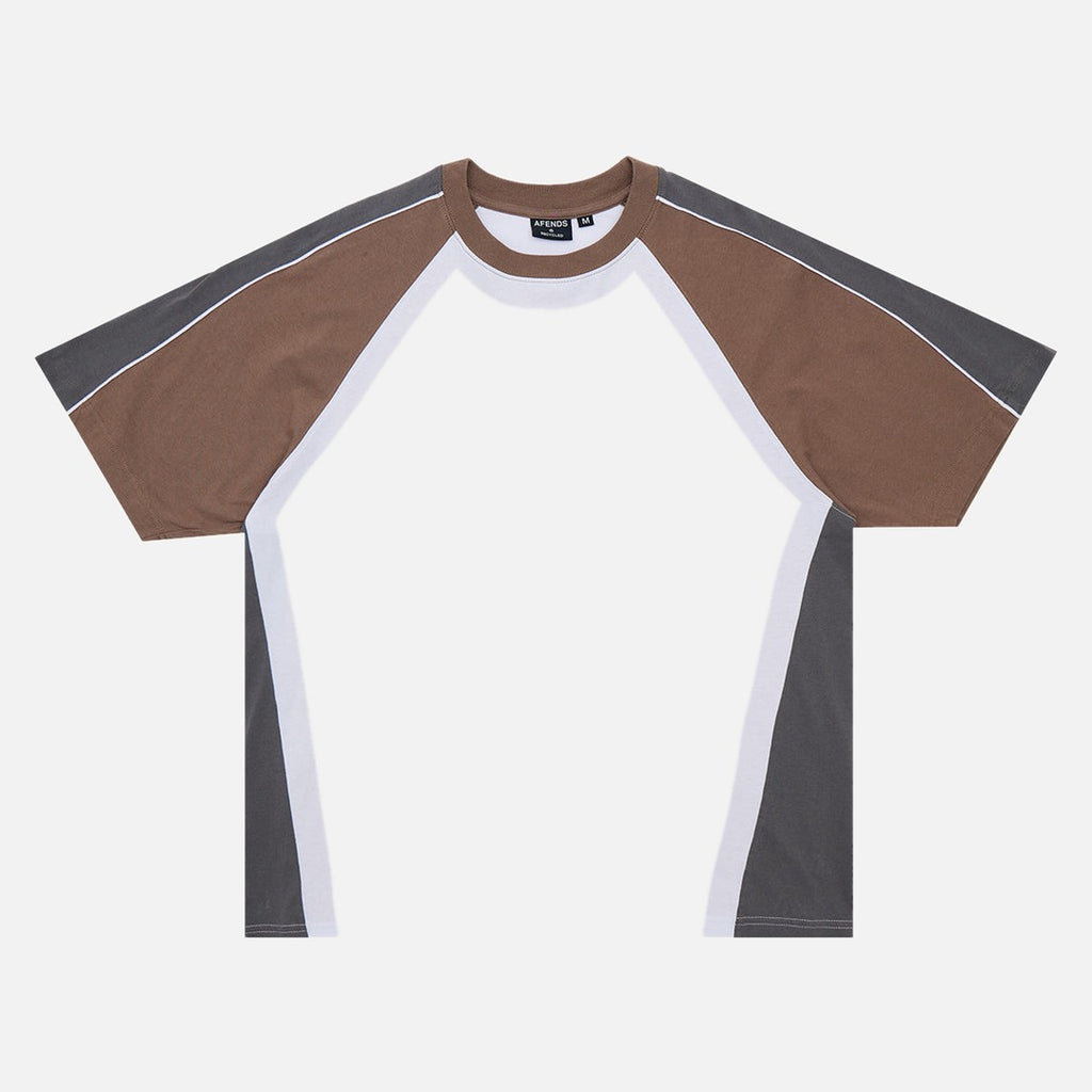 Afends Tallows Panelled Raglan Tee - White | Propaganda Streetwear & Skate