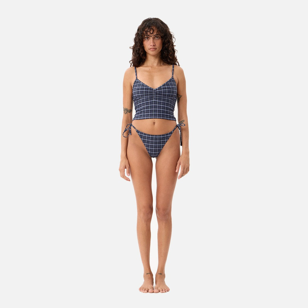 Afends Thea Skimpy Bikini Bottom - Midnight Check - view 4 | Propaganda Streetwear & Skate