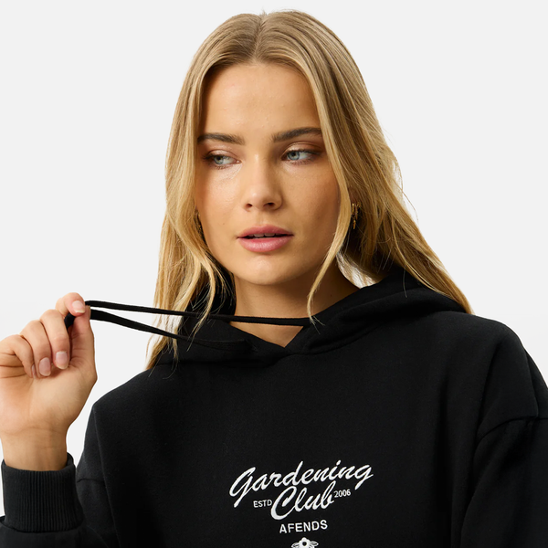 Afends Gardening Club Hoodie - Black