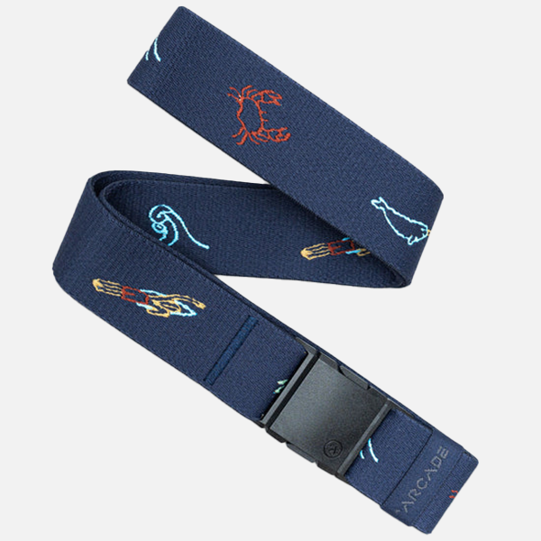 Arcade Save The Whales Belt - Navy
