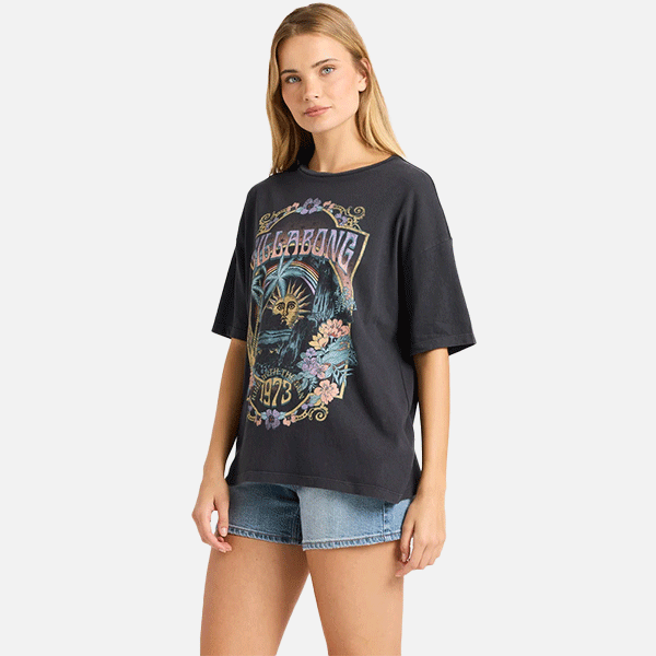 Billabong Counting Stars Tee - Off Black