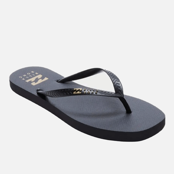 Billabong Fiji Square Toe Jandal - Black/Gold
