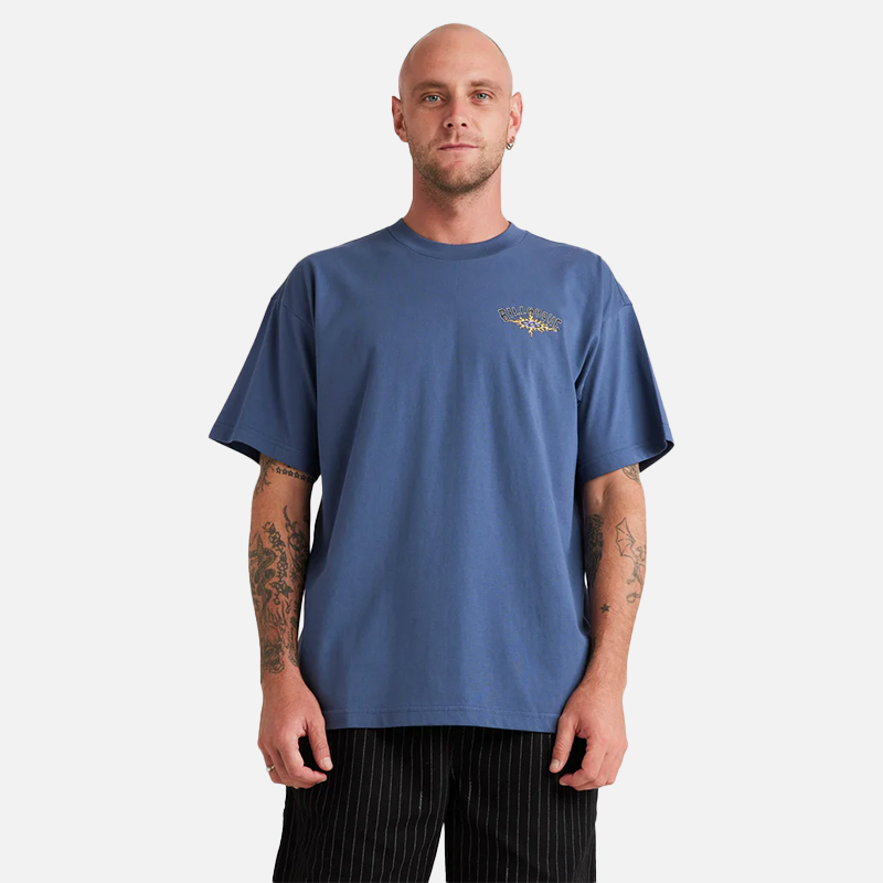 Billabong Flame Arch OG Tee - Slate Blue