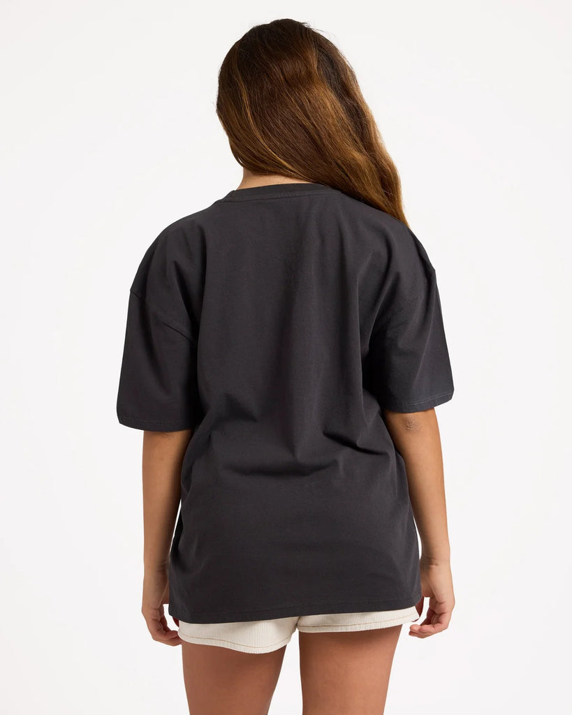 Billabong Girls Hazy Dayz Tee - Off Black