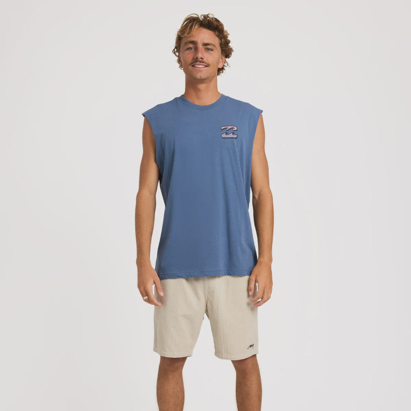 Billabong Heritage Arch Muscle - China Blue