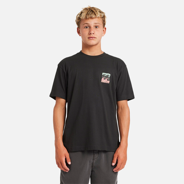 Billabong JNR Boys Crayon waves Tee - Washed Black