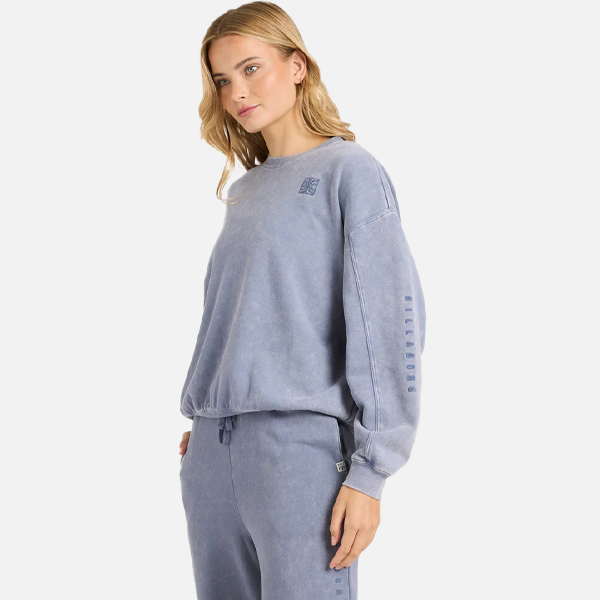 Billabong Saltwashed Kendal Crew - Stone Blue