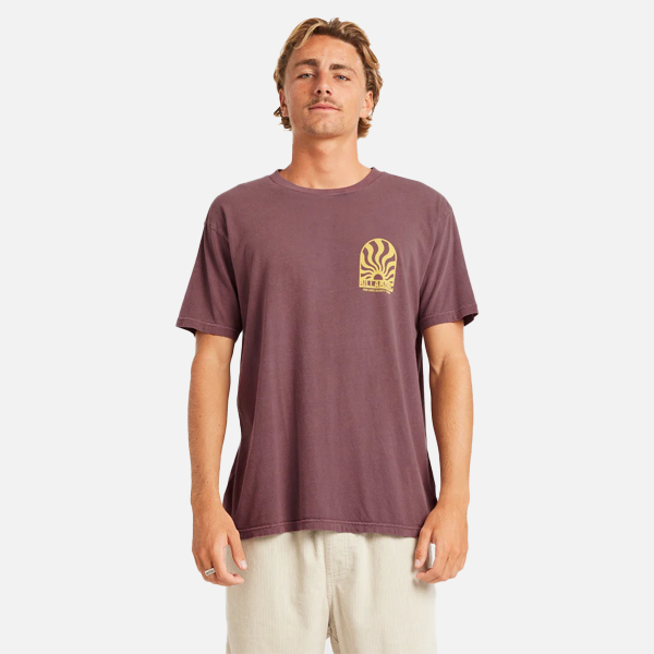 Billabong Sun Rays Premium Tee - Plum