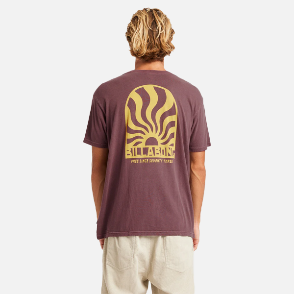 Billabong Sun Rays Premium Tee - Plum