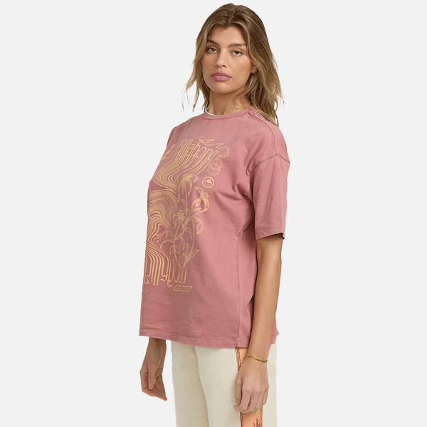 Billabong Surf Coalition Tee - Dark Coral