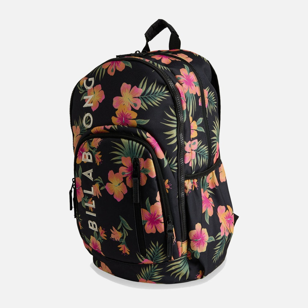 Billabong Sweet Tropics Backpack - Black Multi - view 3 | Propaganda Streetwear & Skate
