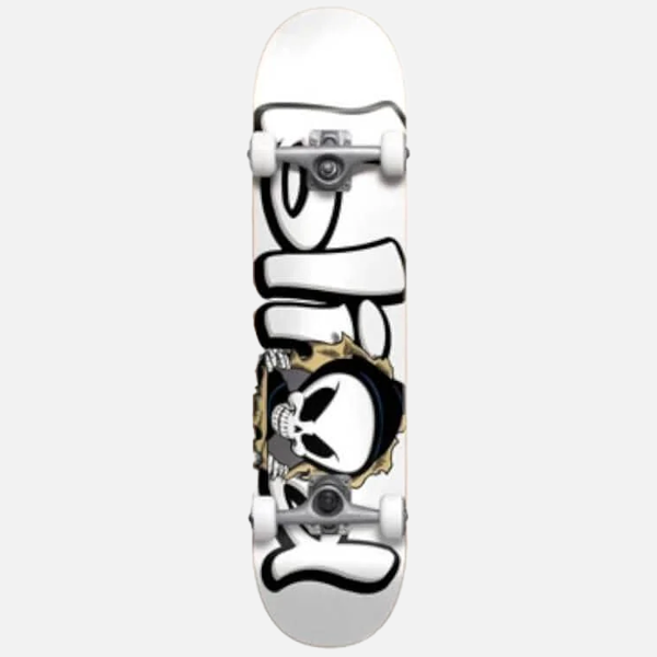 a white blind branded skateboard 