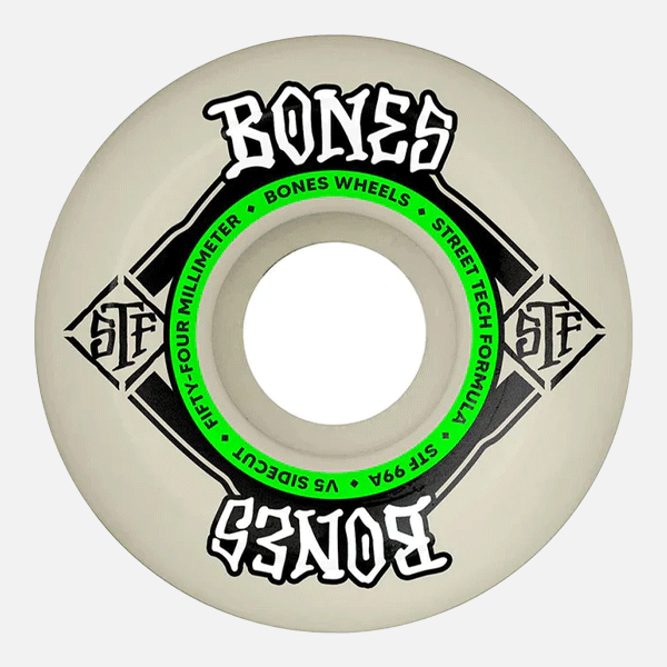 Bones skateboard wheels on white background