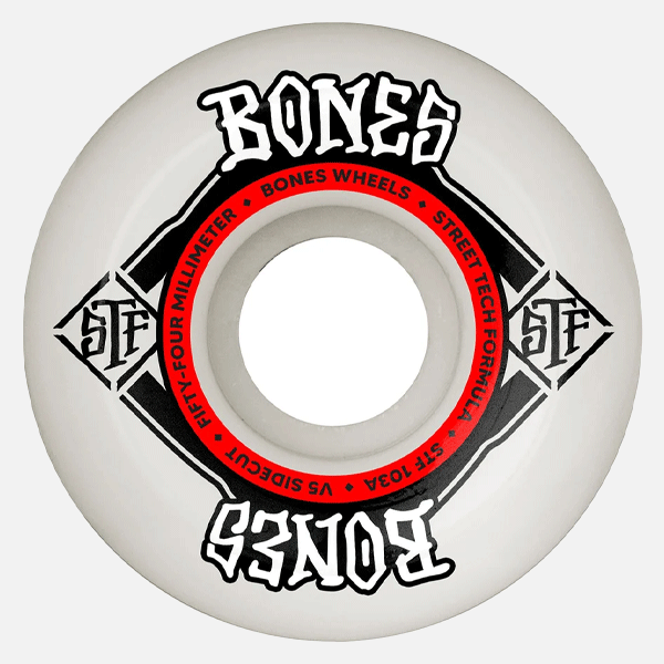 Bones skateboard wheels on white background