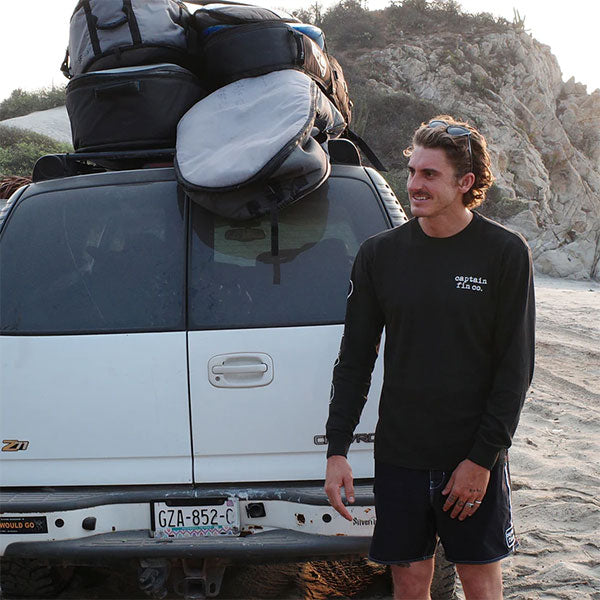 Captain Fin Anchor LS Tee - Black
