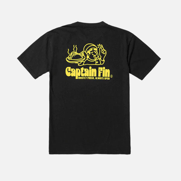 Captain Fin Mostly Fresh SS Tee - Black