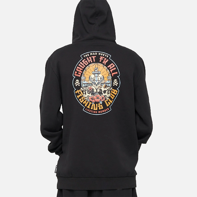 The Mad Hueys Caught FK Skull Pullover - Black