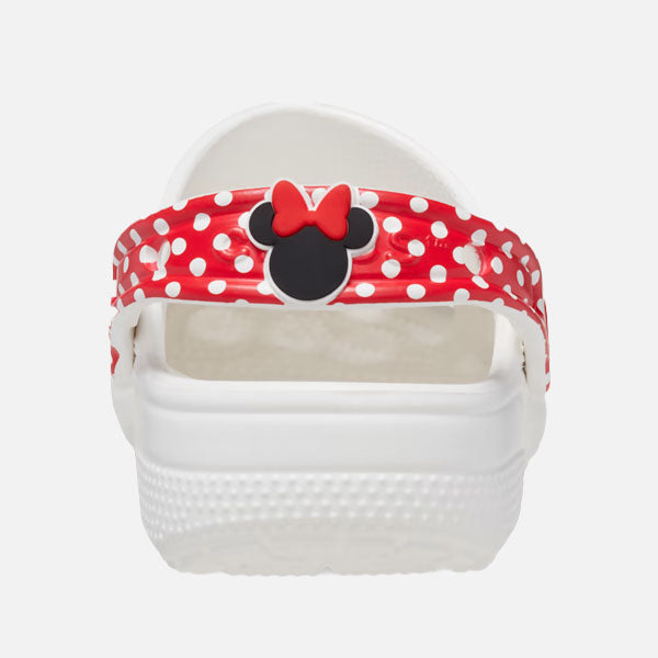 Crocs Toddler Minnie Mouse Clogs - White/Red