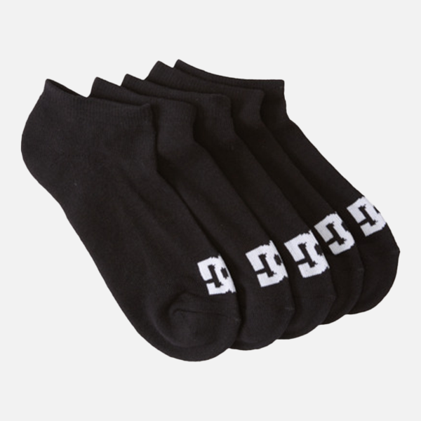 DC Ankle Sock 5Pk - Black