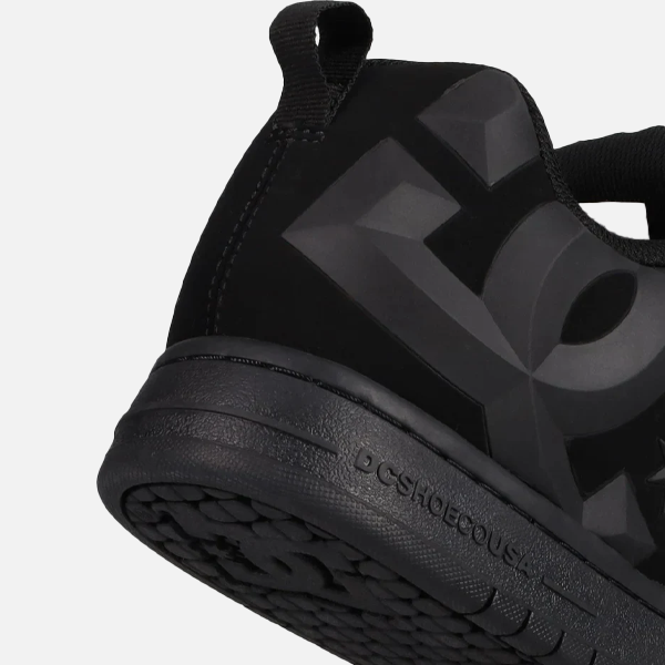 DC Court Graffik Bevelled-  Black/Black/Grey