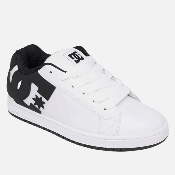 DC Court Graffik- White/ Black/Black