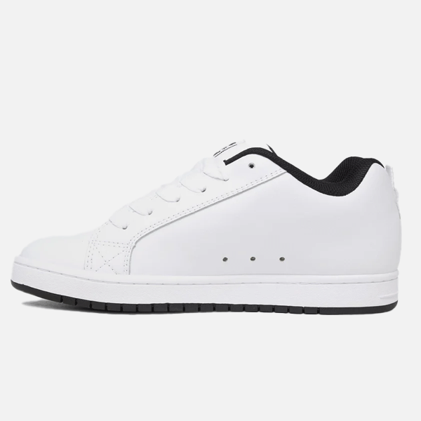 DC Court Graffik- White/ Black/Black