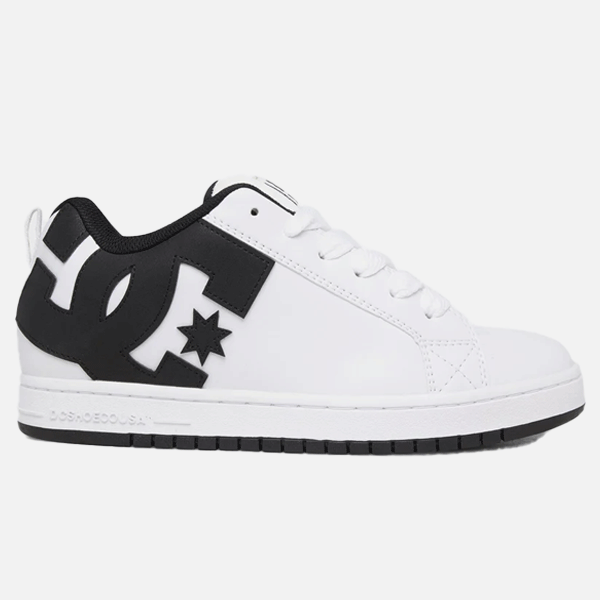DC Court Graffik- White/ Black/Black