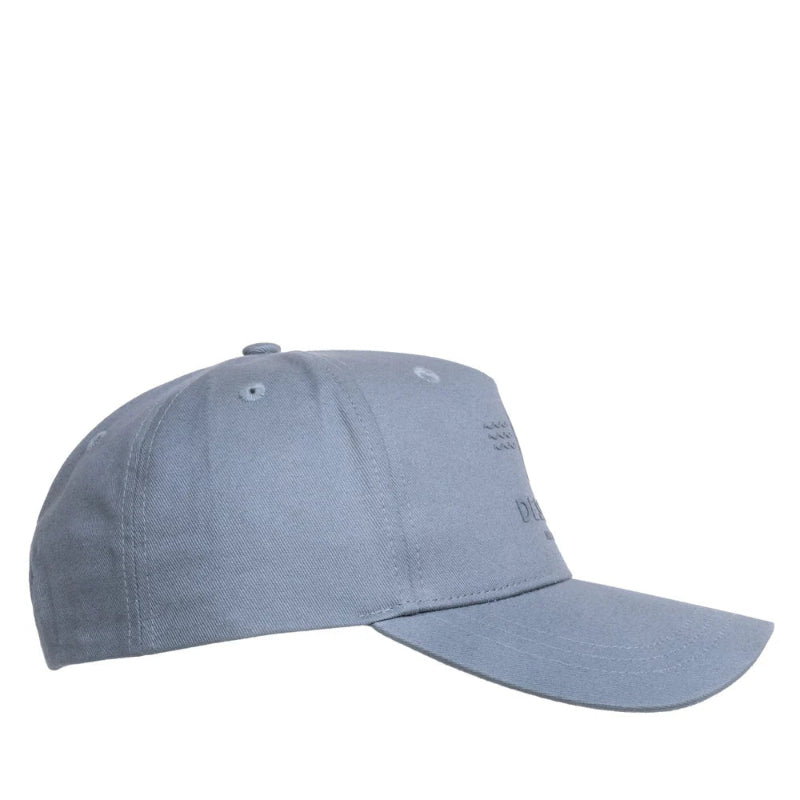Blue baseball cap on a white background