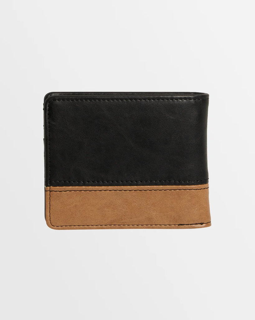 Billabong Dimension Wallet - Black/Tan