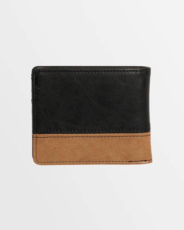 Billabong Dimension Wallet - Black/Tan