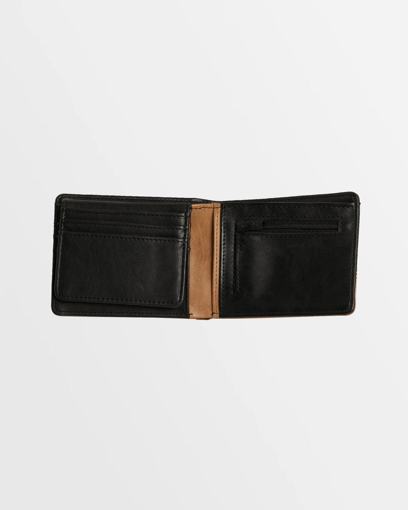Billabong Dimension Wallet - Black/Tan