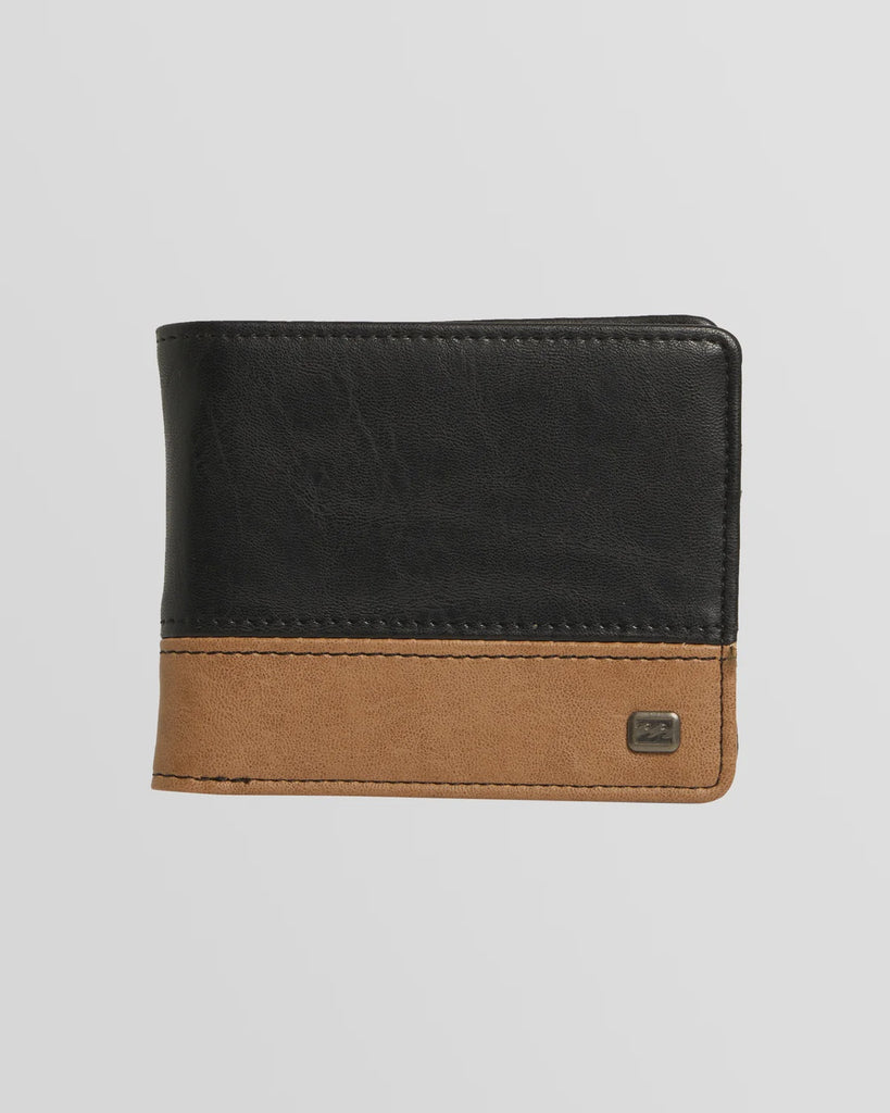 Billabong Dimension Wallet - Black/Tan