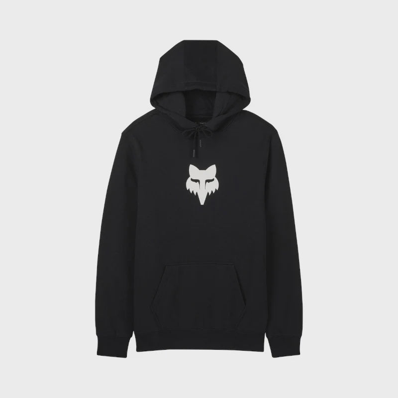 Fox Fox Head Pullover Hood - Black