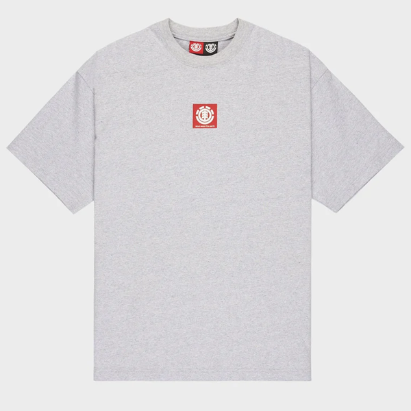 Element Square Logo Tee - Mid Heather Grey