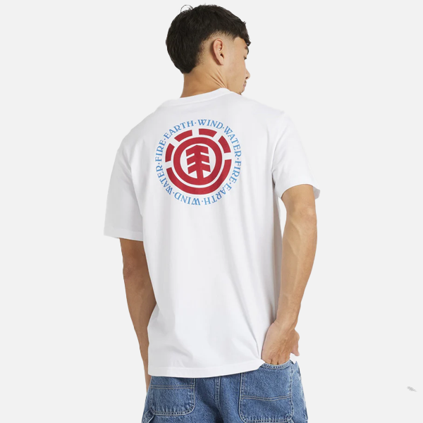 Element Seal Back Tee - Optic White