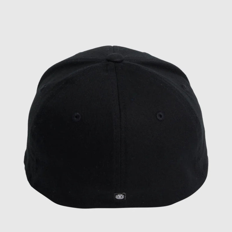 Black cap on a light gray background