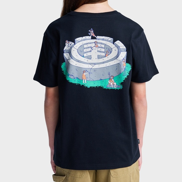 Element Boys Stone Age Tee - Flint Black