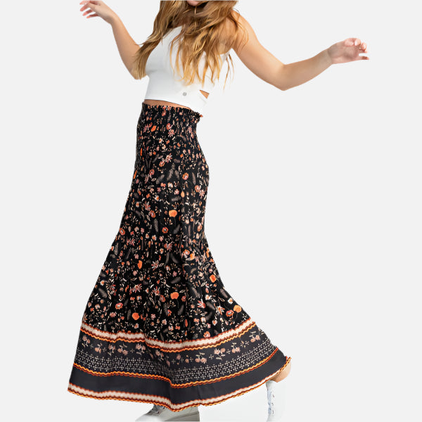 Roxy Remember The Time II Maxi Skirt - Anthracite Kerala Border