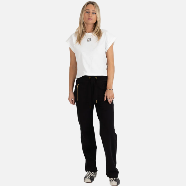 Federation Escape Loose Leg Trackies - Black/Gold