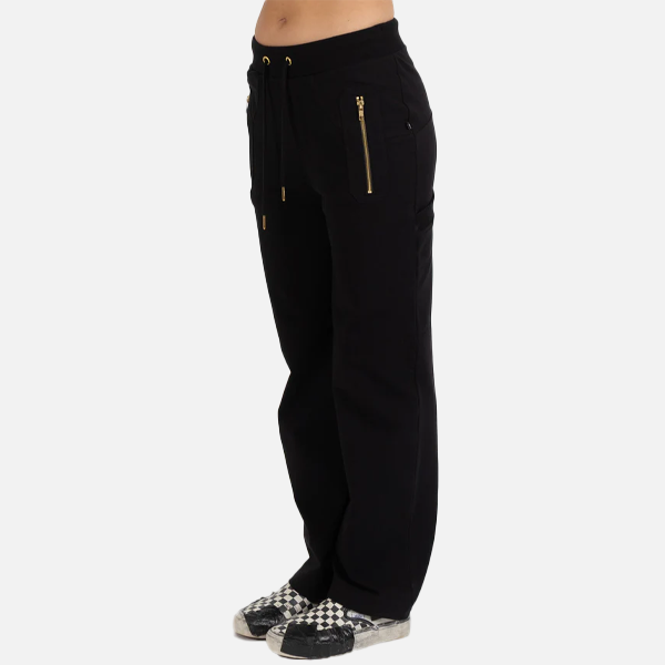 Federation Escape Loose Leg Trackies - Black/Gold