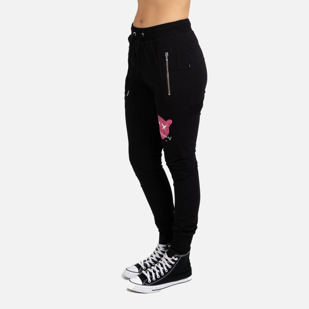 Federation Escape Trackies Leopard - Black/Pink