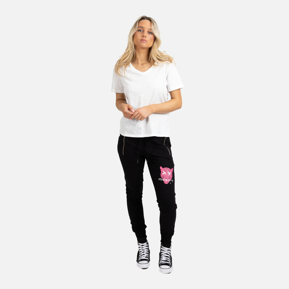 Federation Escape Trackies Leopard - Black/Pink