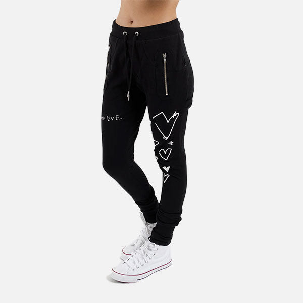 Federation Escape Trackies With Love - Black White