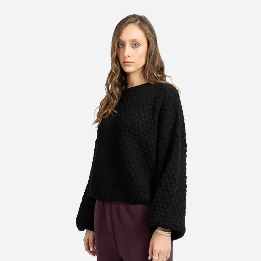 Federation Honeycomb Knit - Black