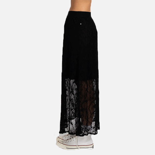 Federation Lace it Skirt - Black