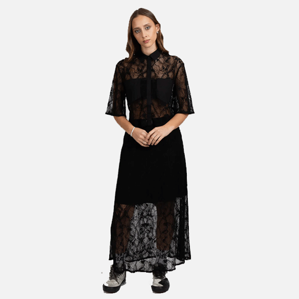Federation Lace it Skirt - Black