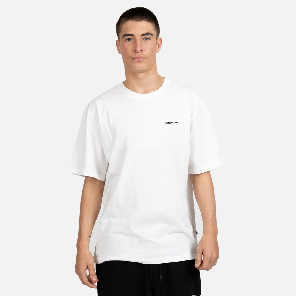 Federation Logo Tour Tee - White | Propaganda Streetwear & Skate